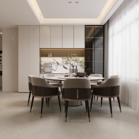 住宅楼客厅和餐厅改图