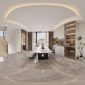 新中式客厅中堂+现代客厅+卧室+卫生间(2023)