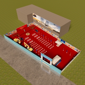 活动场地1个全景2单张
