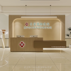 宠物店大厅两个单张