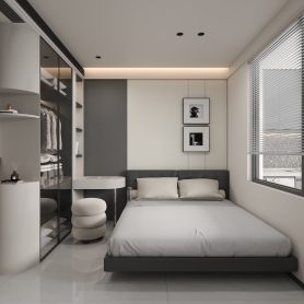 现代黑白灰七个全景（赠八张静态）