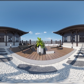 天匠装饰乾隆湖室外2全景+1张透视 建筑还原