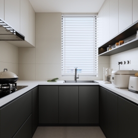 合悦府4-901  现代奶油风全景4个+卫生间+厨房+卧室单张4个 全景送4张单张