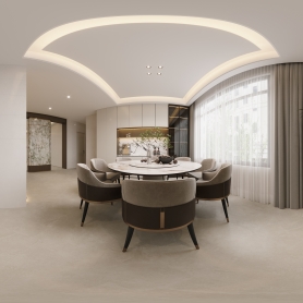 住宅楼客餐厅2个全景改图