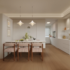 奶油中古风格五个全景6张静态