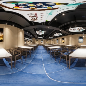 自助餐厅3个全景3单张