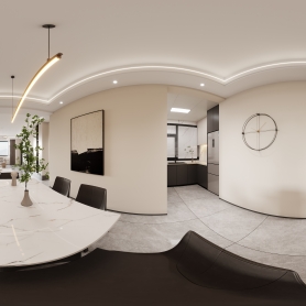 现代客餐厅+厨房(2023)