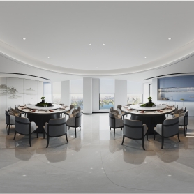 现代风格办公空间12个单张，5个全景