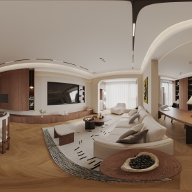 法式中古客餐厅全景