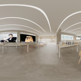 手机店一个全景两张静态