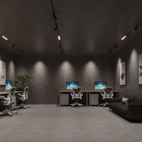 工业风汽车展厅5全景2单张