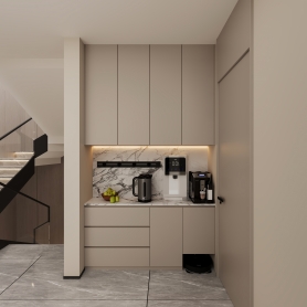 意式 增加 鞋柜+水吧台 两张静态