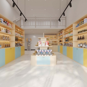 展柜展厅一个全景，赠送全景内一张单张特写