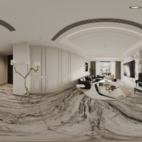 法式轻奢客餐厅加主卧+全景送单张