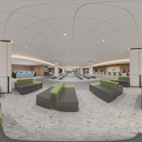 现代行政服务中心全景2张，静态3张