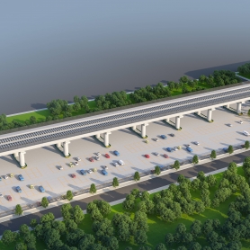 食堂停车场鸟瞰1张