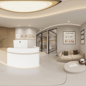 森林口腔现代风格1个全景1个单张。