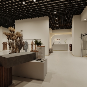 服装店，室内2张单张，一张门头，一张室内鸟瞰