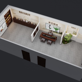 室内一张静态鸟瞰图