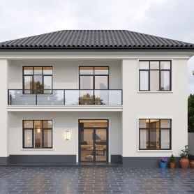 两张自建房