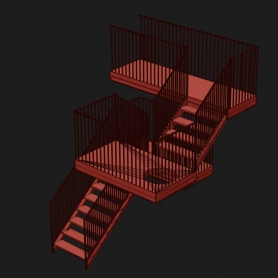 楼梯建模
