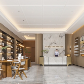 现代养老展厅一楼两个全景
