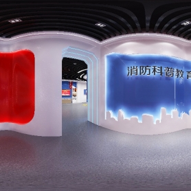 科技感展厅7全景1张鸟瞰。