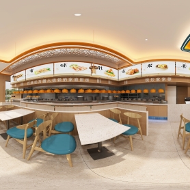 饭店2个全景。