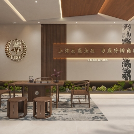 现代办公会所室内2全1单+门头单张+赠送单张