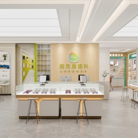 眼镜店全景2个送2张单张