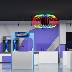 现代智能展厅两个全景