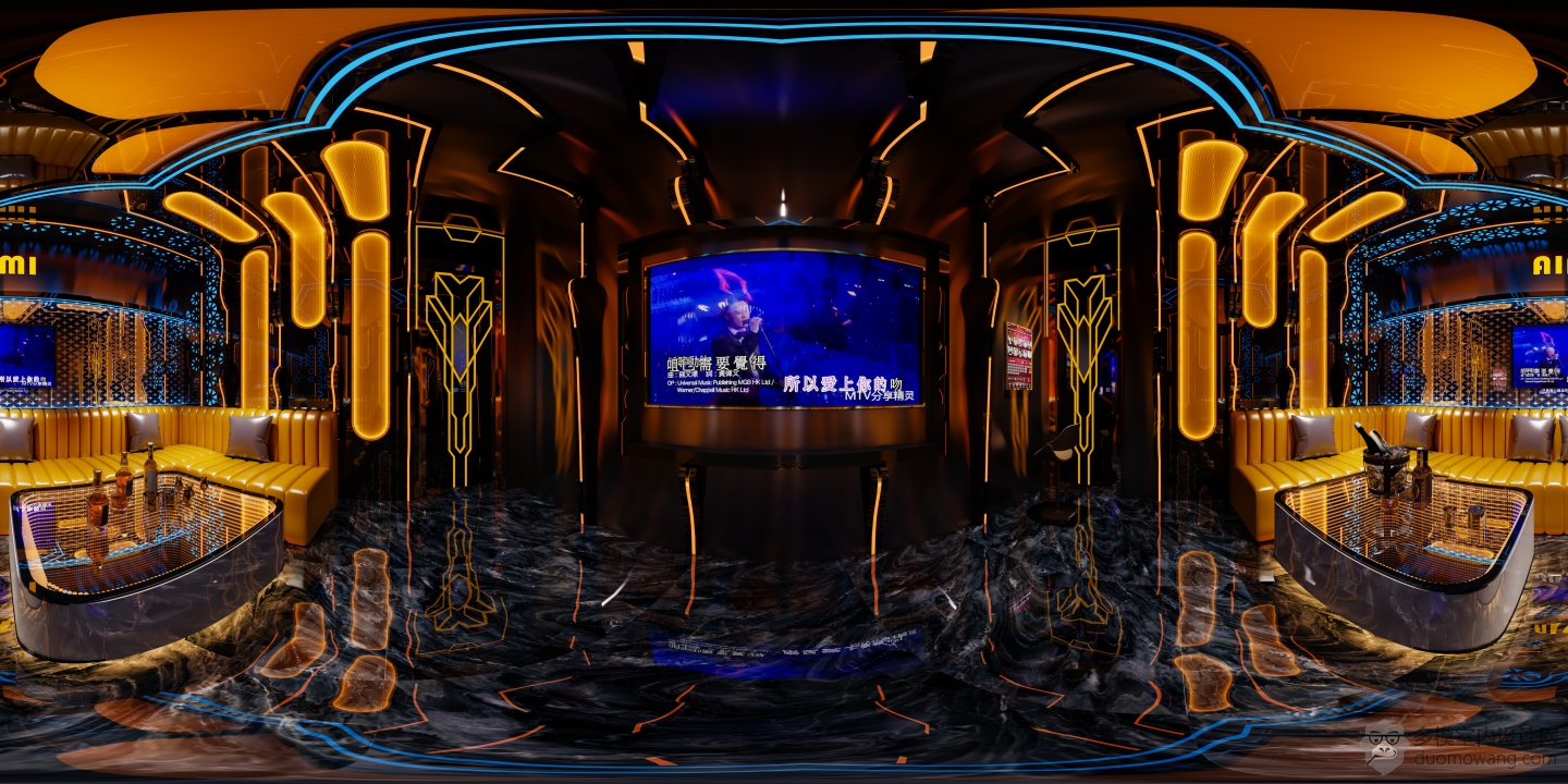 现代风格KTV包房