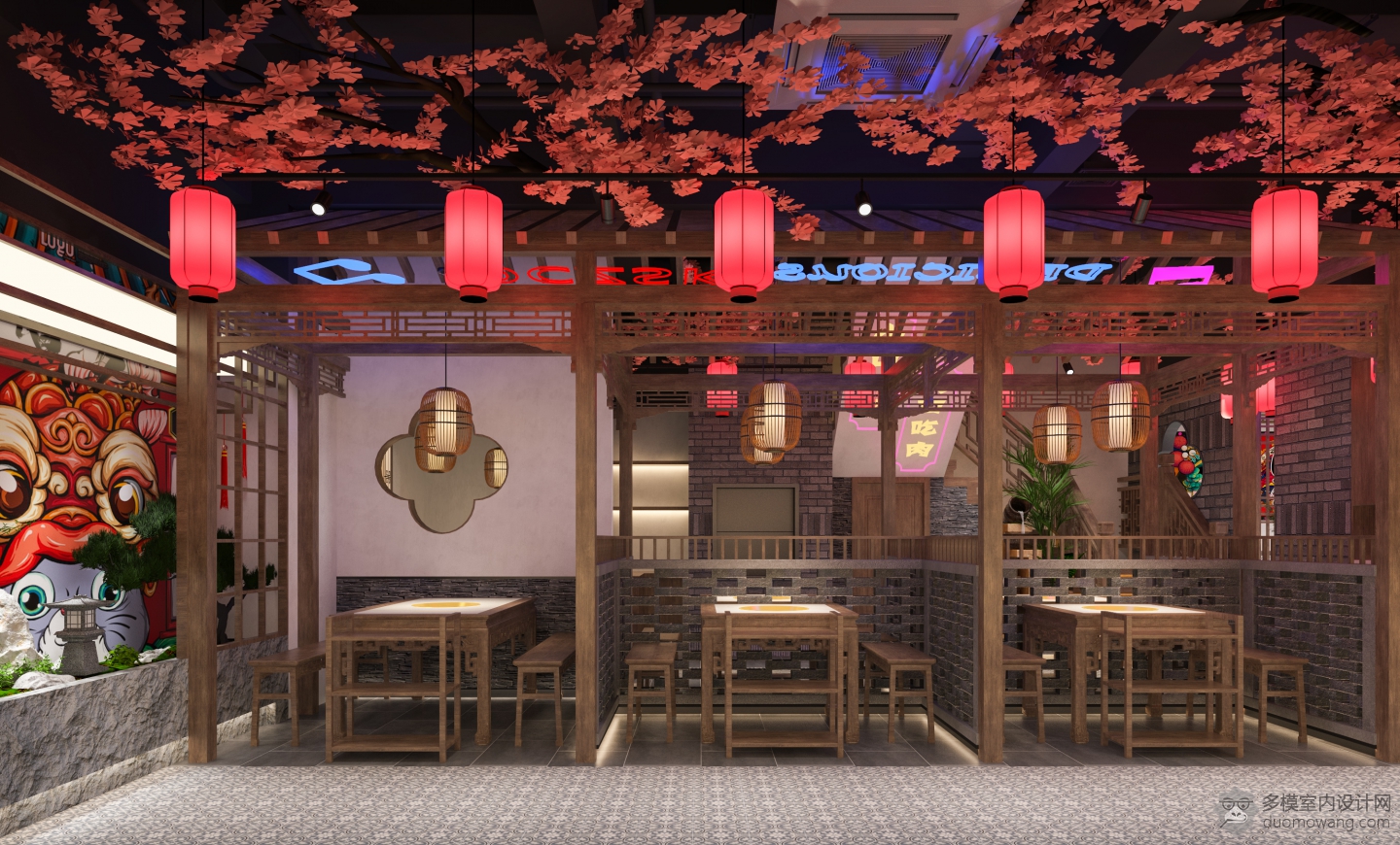 中式火锅店