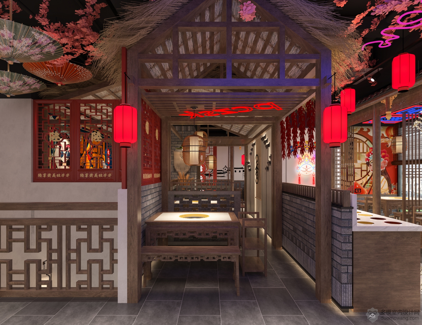 中式火锅店