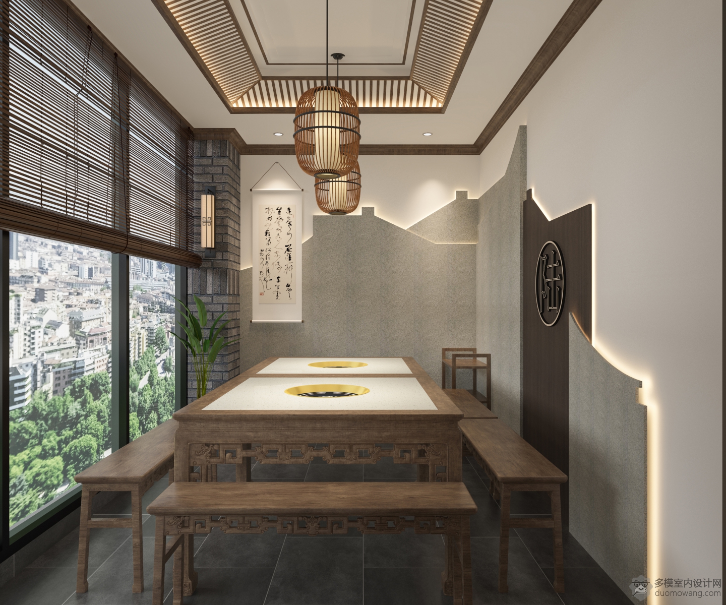 中式火锅店
