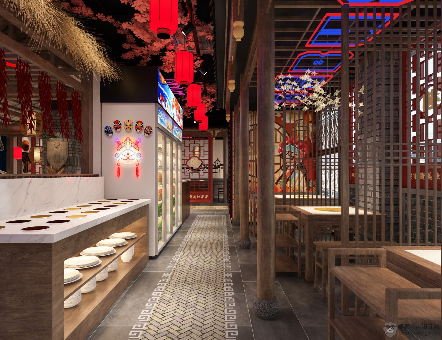 中式火锅店