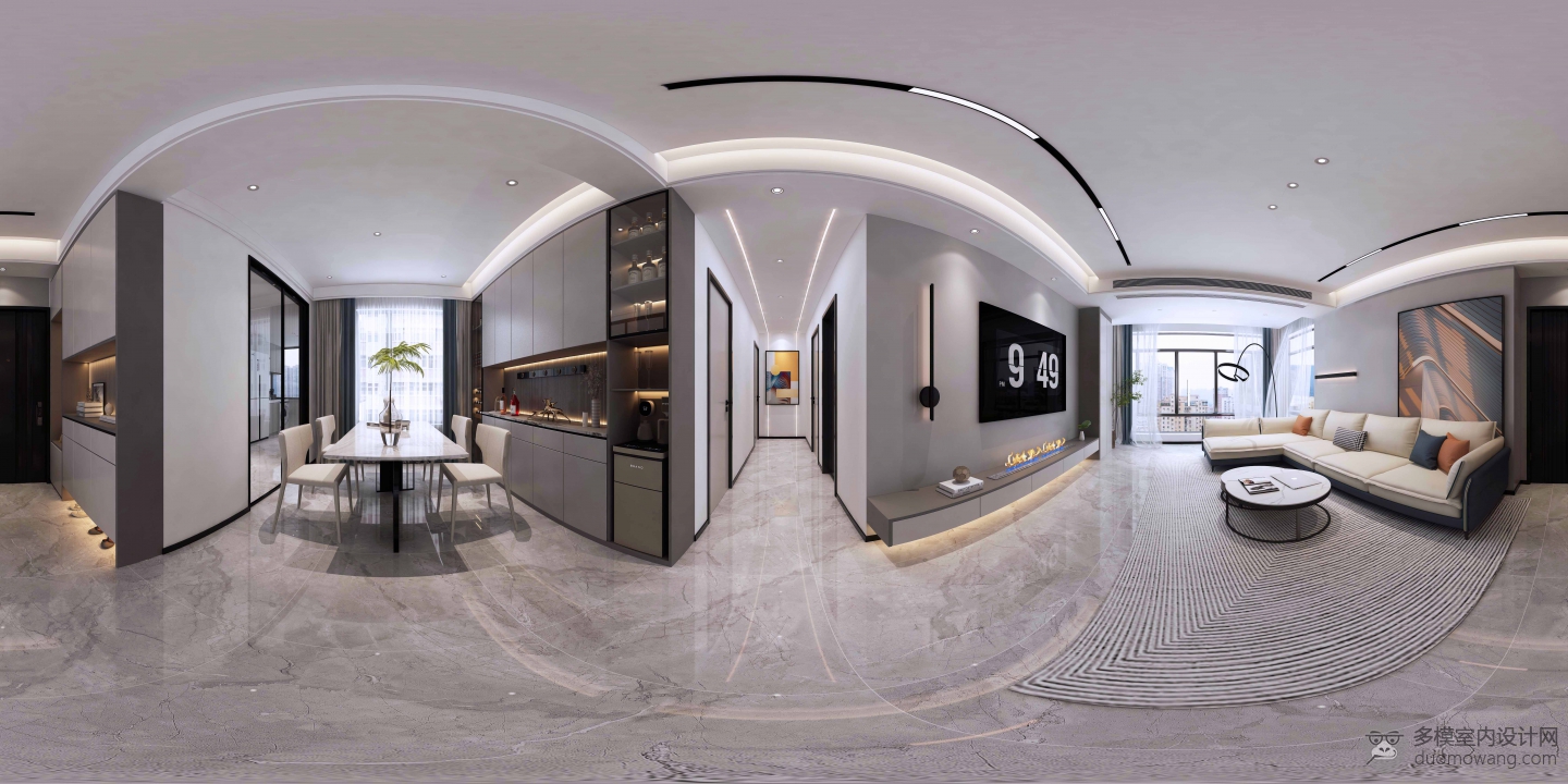 现代简约客餐厅（东方易-bxs676）