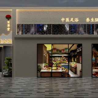门头夜晚