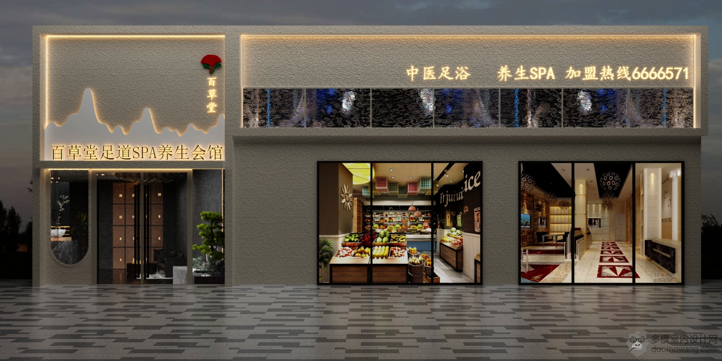 门头夜晚