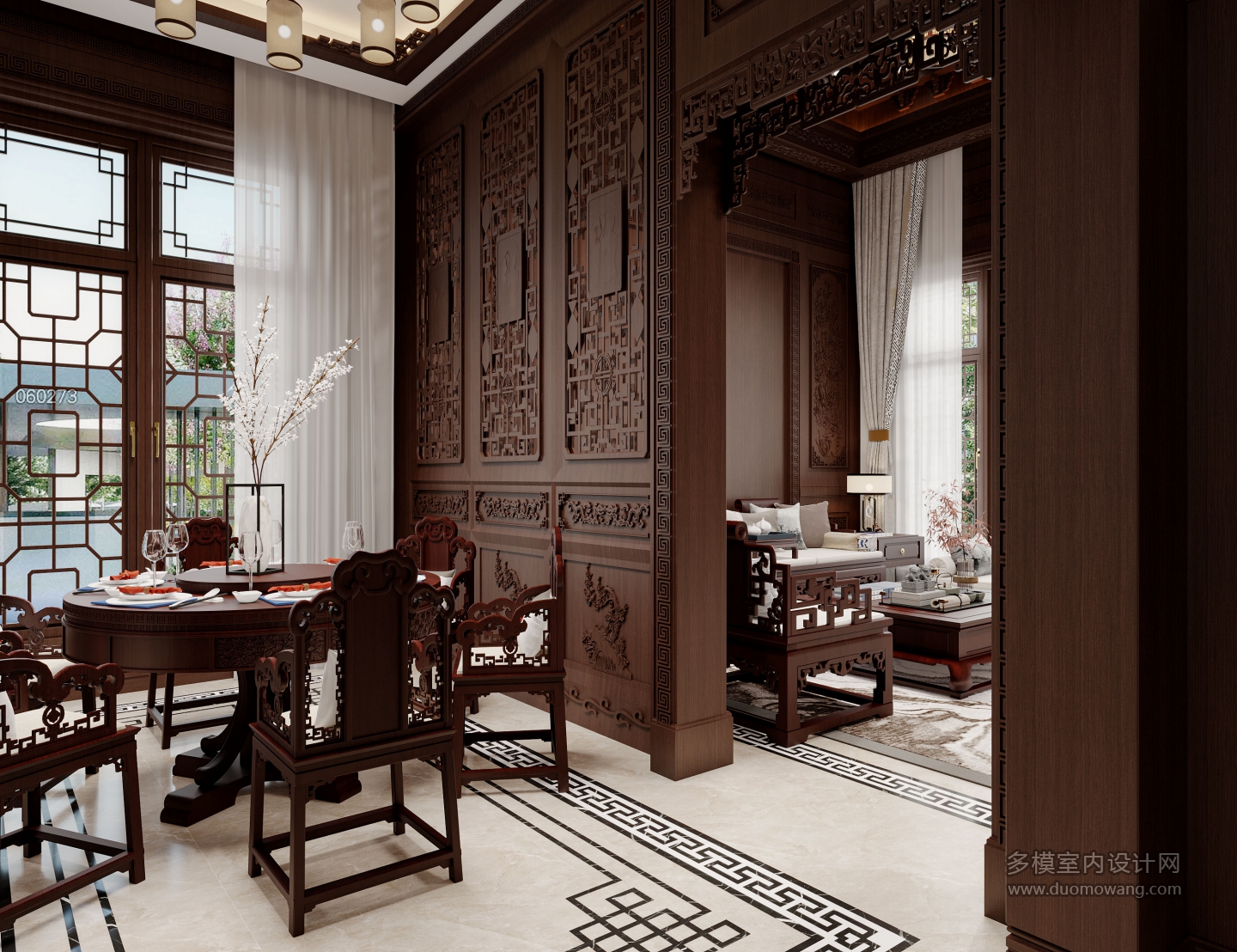 中式餐厅静态