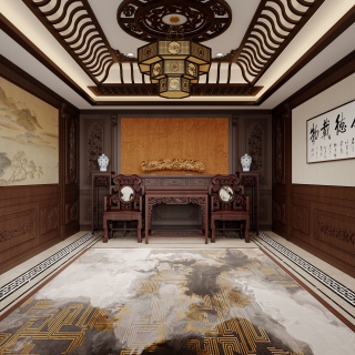 中式中堂静态