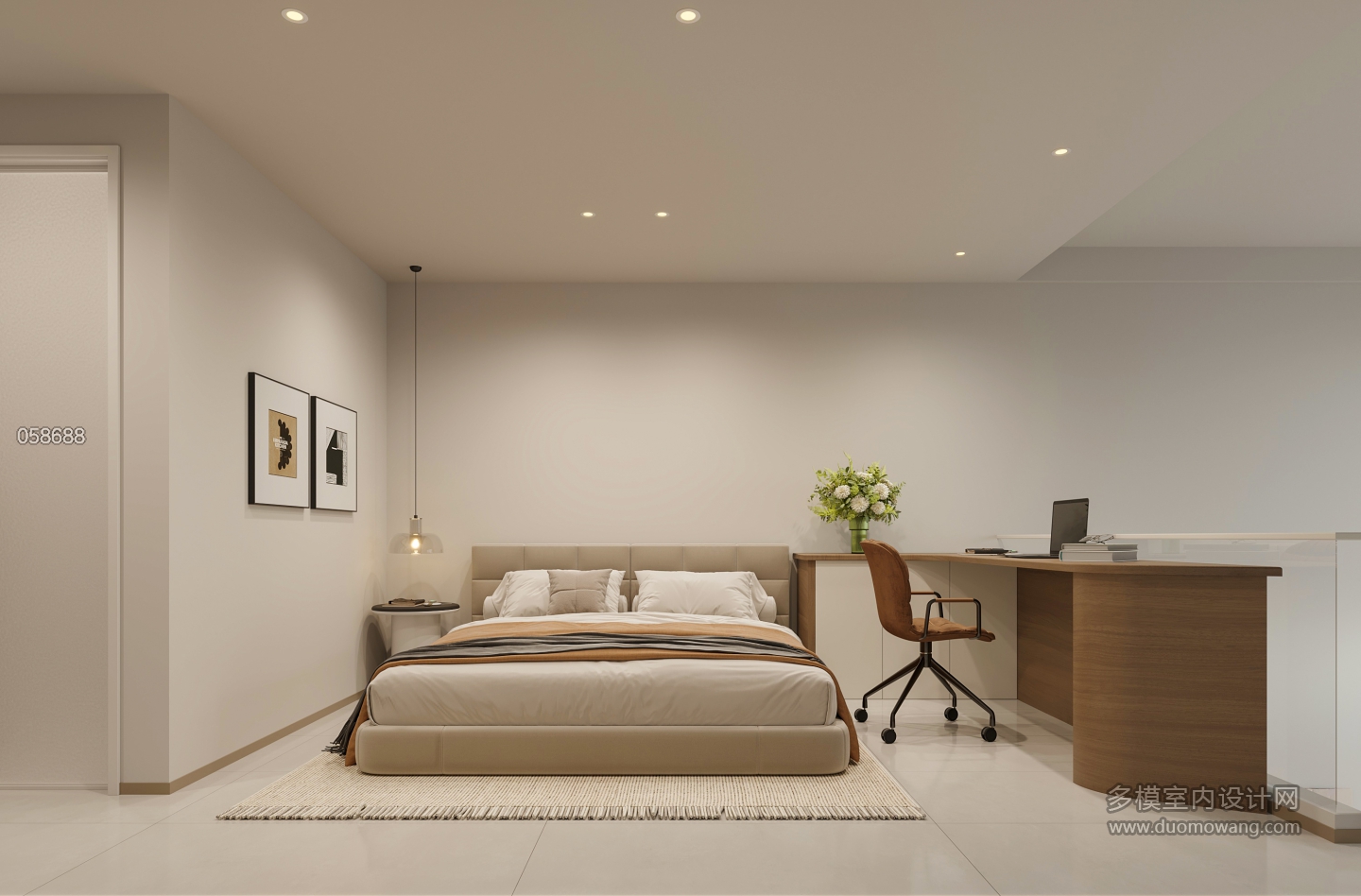 现代卧室静态