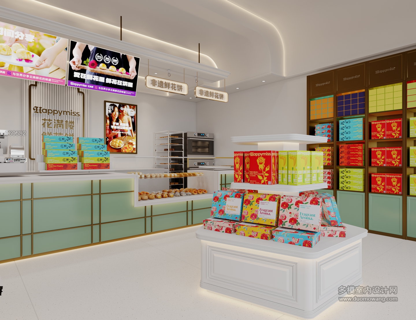 现代展柜静态