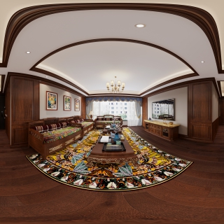 1美式客餐厅全景