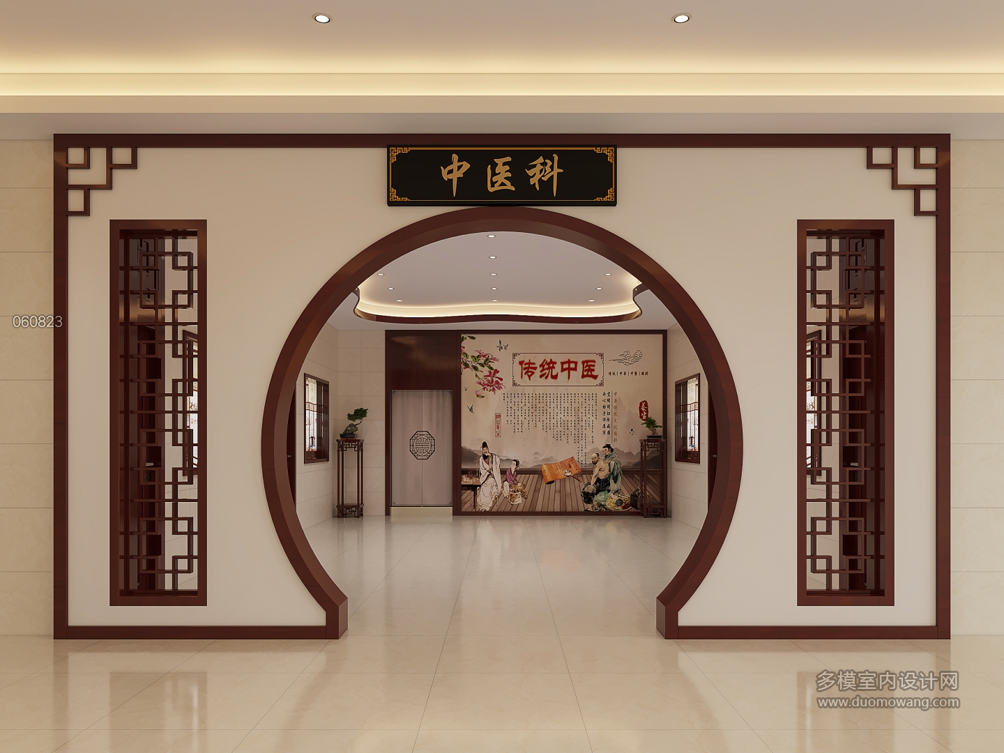 中式过厅001