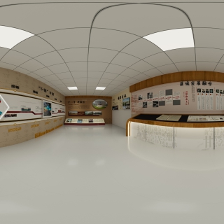 现代展厅全景