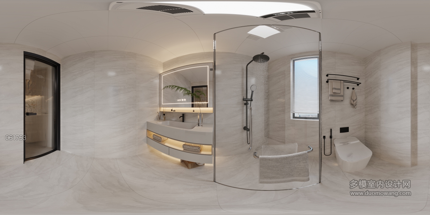 现代风格卫生间