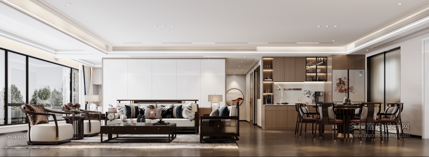 现代风格沙发墙特写