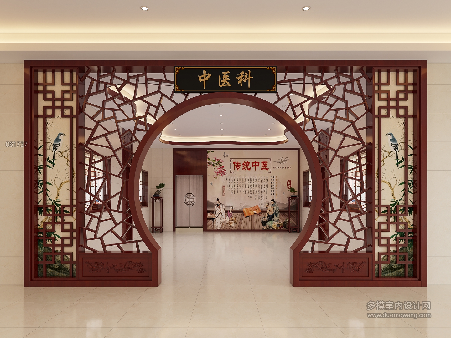 中式过厅001