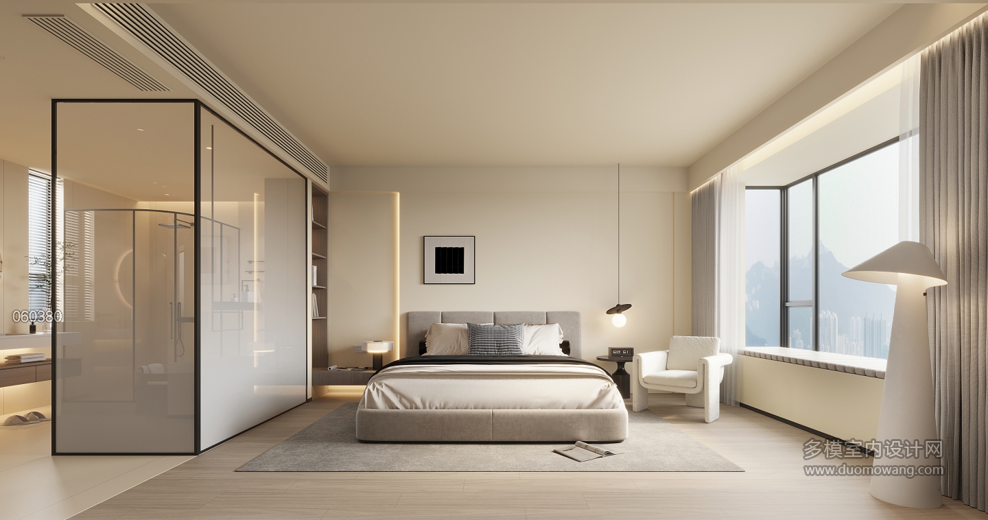 现代主卧单张
